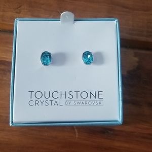 Touchstone crystal stud earrings